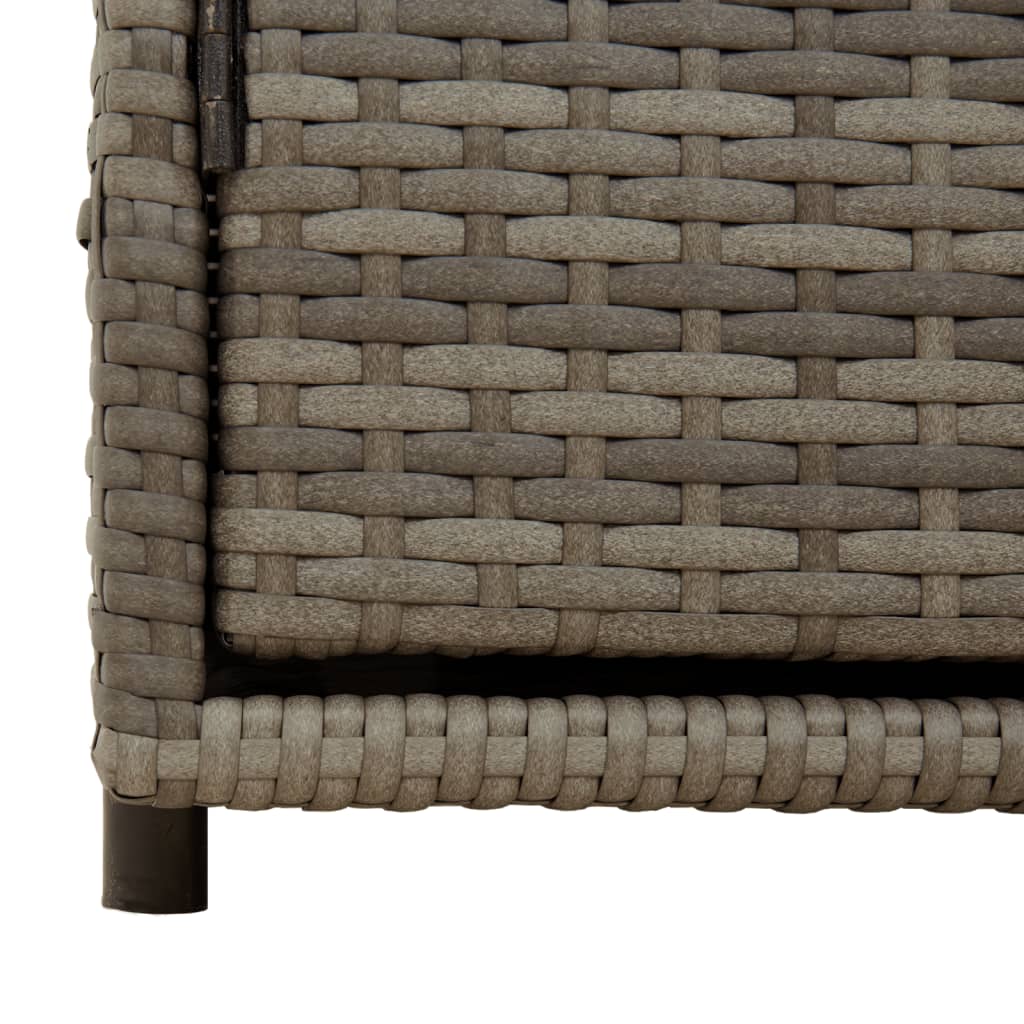 Tuinkast 110x55x60,5 cm poly rattan