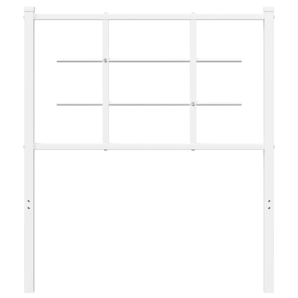 Hoofdbord 90 cm metaal