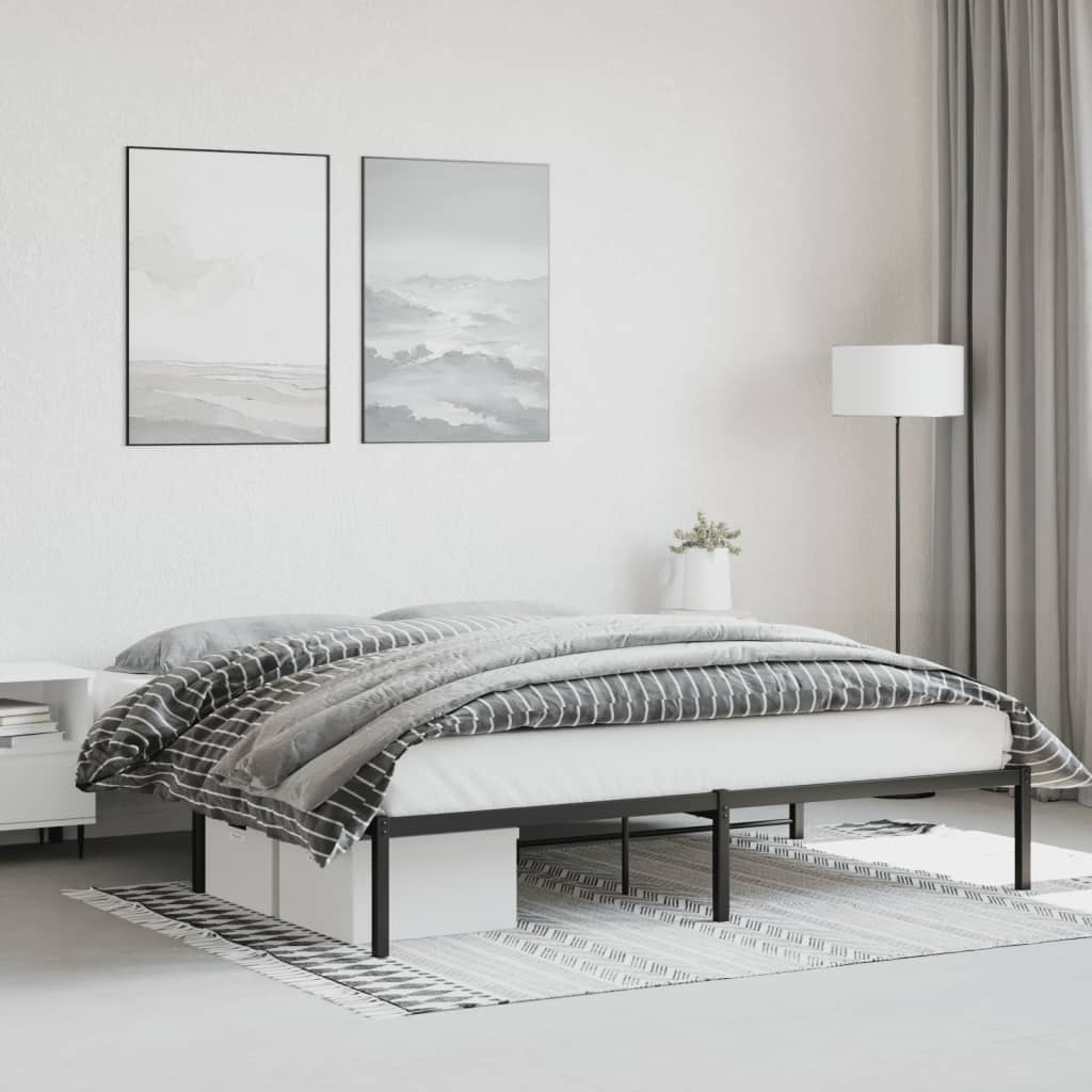 Bedframe metaal 75 x 190 cm