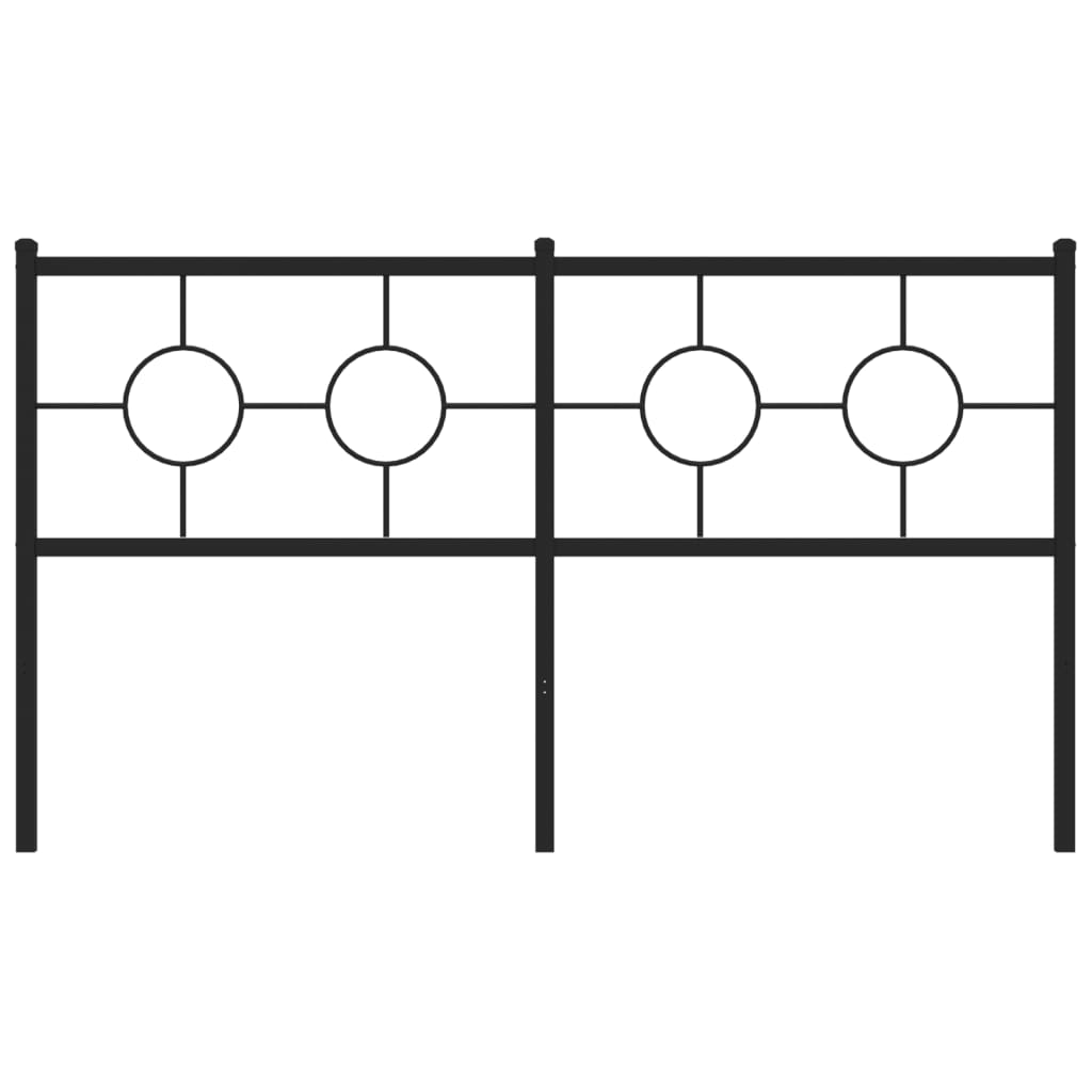 Hoofdbord 200 cm metaal