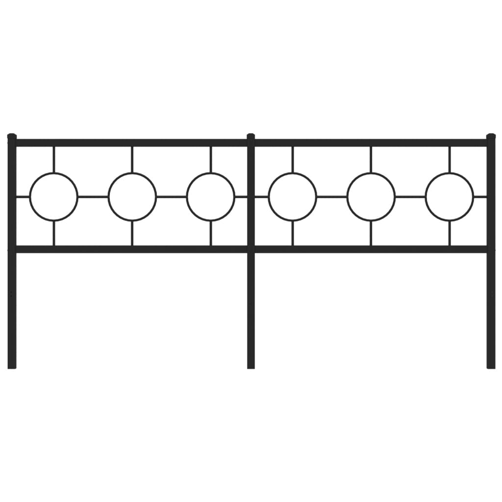 Hoofdbord 200 cm metaal