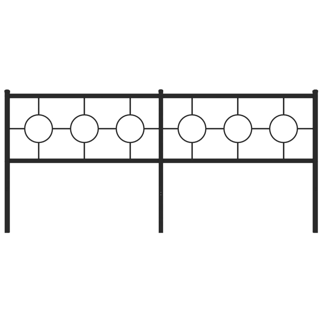 Hoofdbord 200 cm metaal