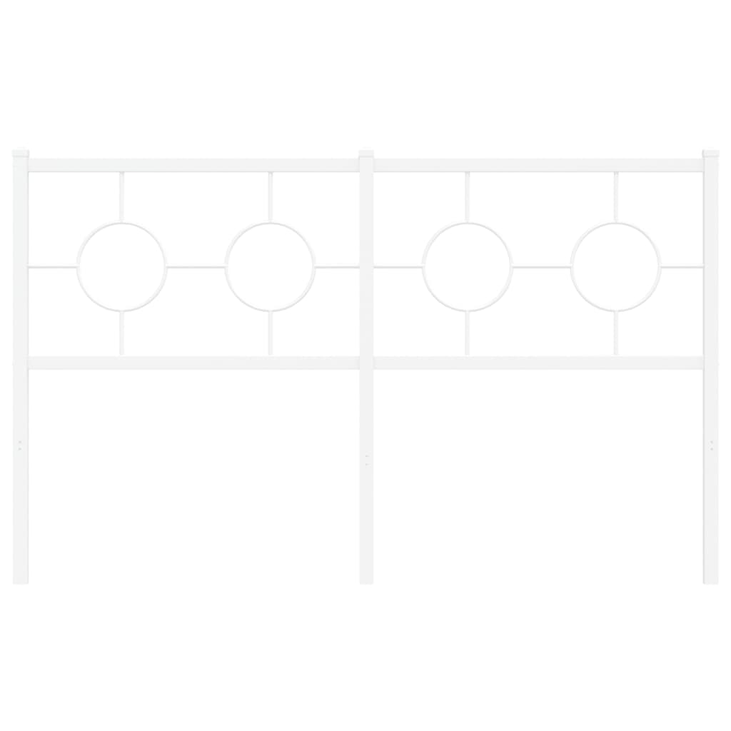 Hoofdbord 200 cm metaal