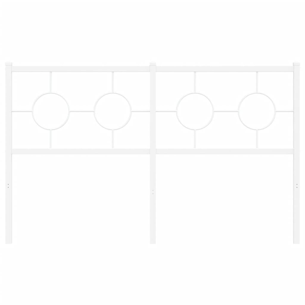 Hoofdbord 200 cm metaal