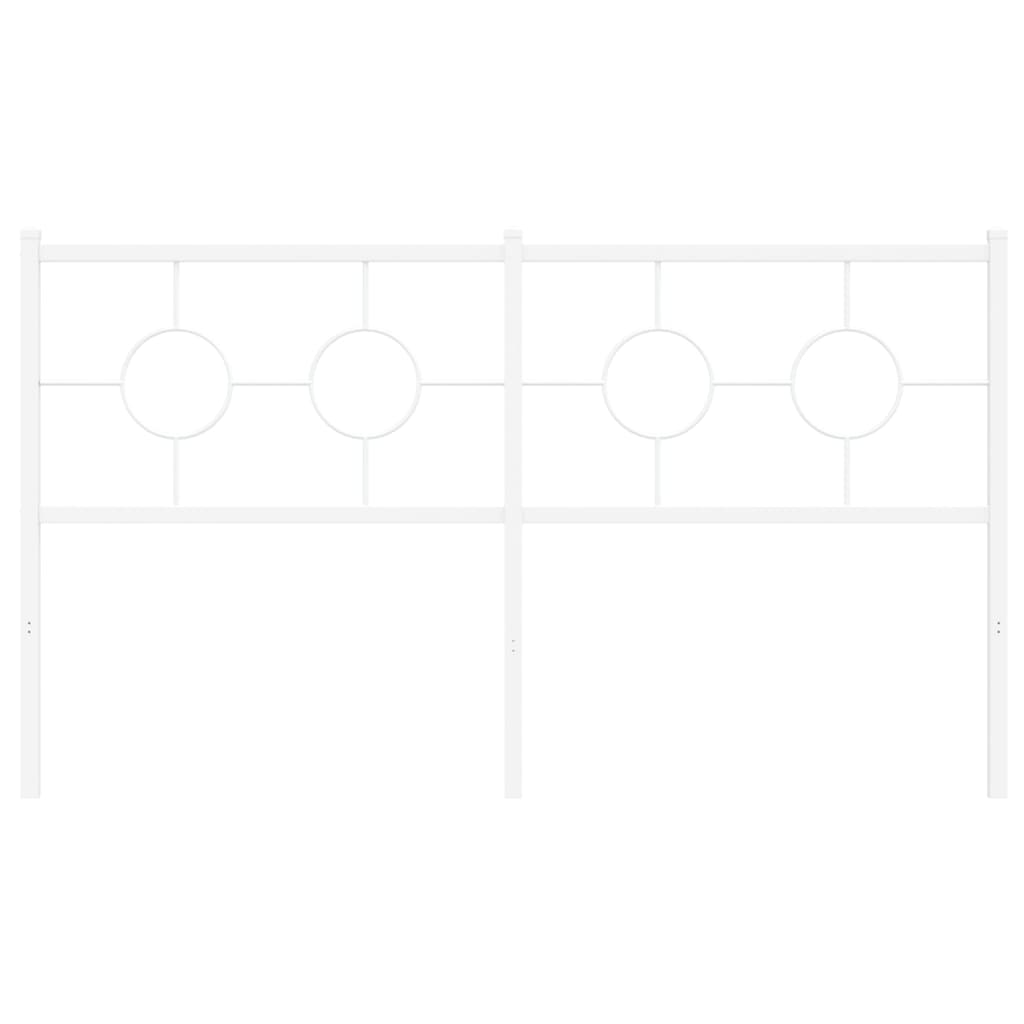 Hoofdbord 200 cm metaal