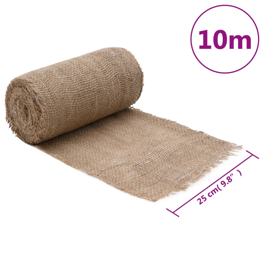 Jute rol 200 g/m² 0,25x10 m 100% jute