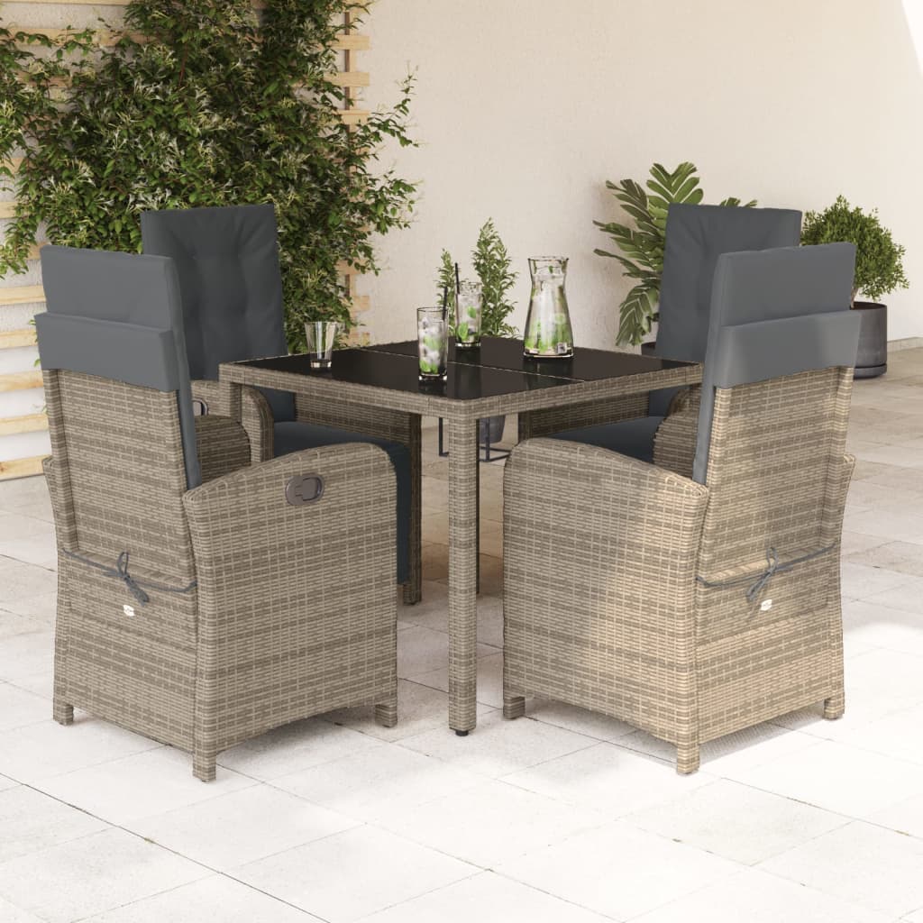 9-delige Tuinset poly rattan