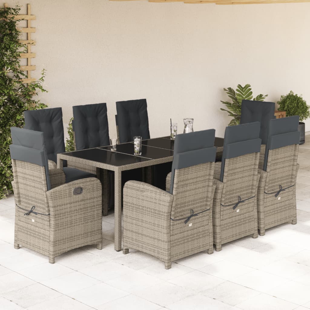 9-delige Tuinset poly rattan