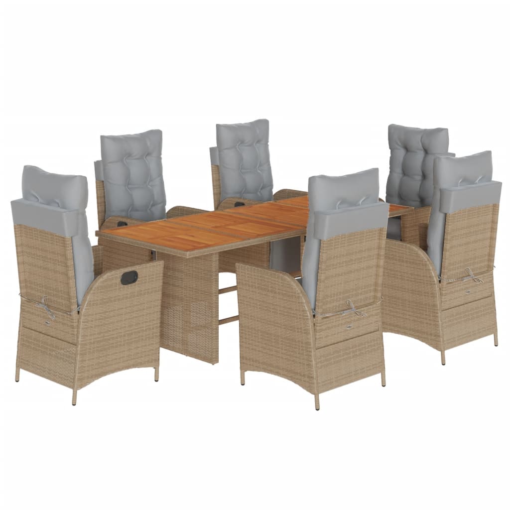 9-delige Tuinset poly rattan