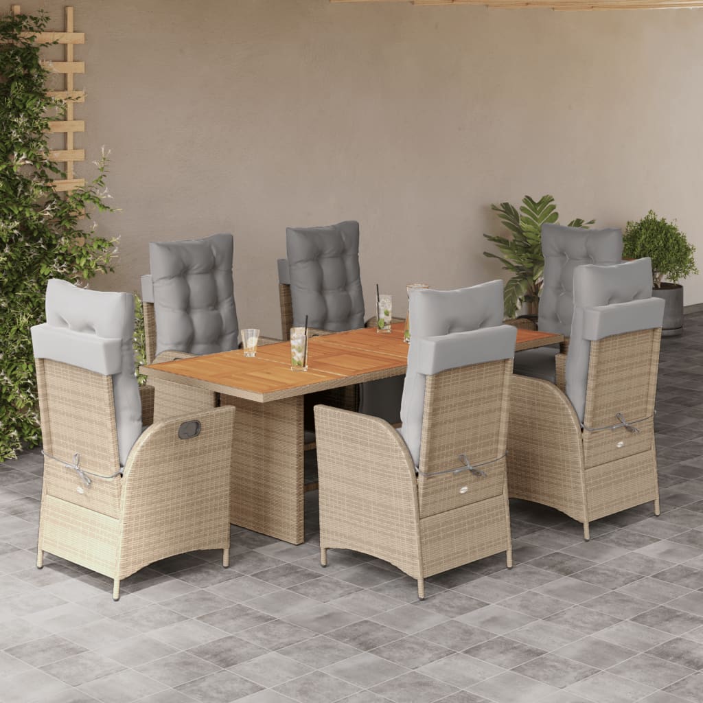 9-delige Tuinset poly rattan