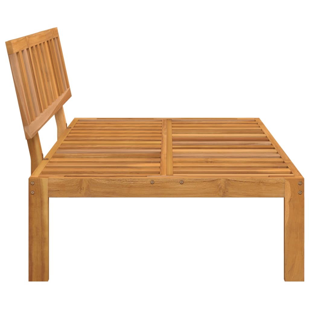 Table de jardin 100x60x30 cm en bois d'acacia massif