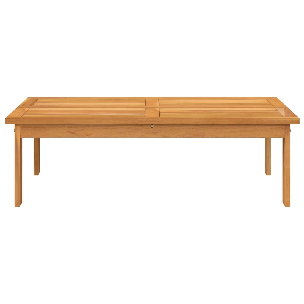 Table de jardin 100x60x30 cm en bois d'acacia massif