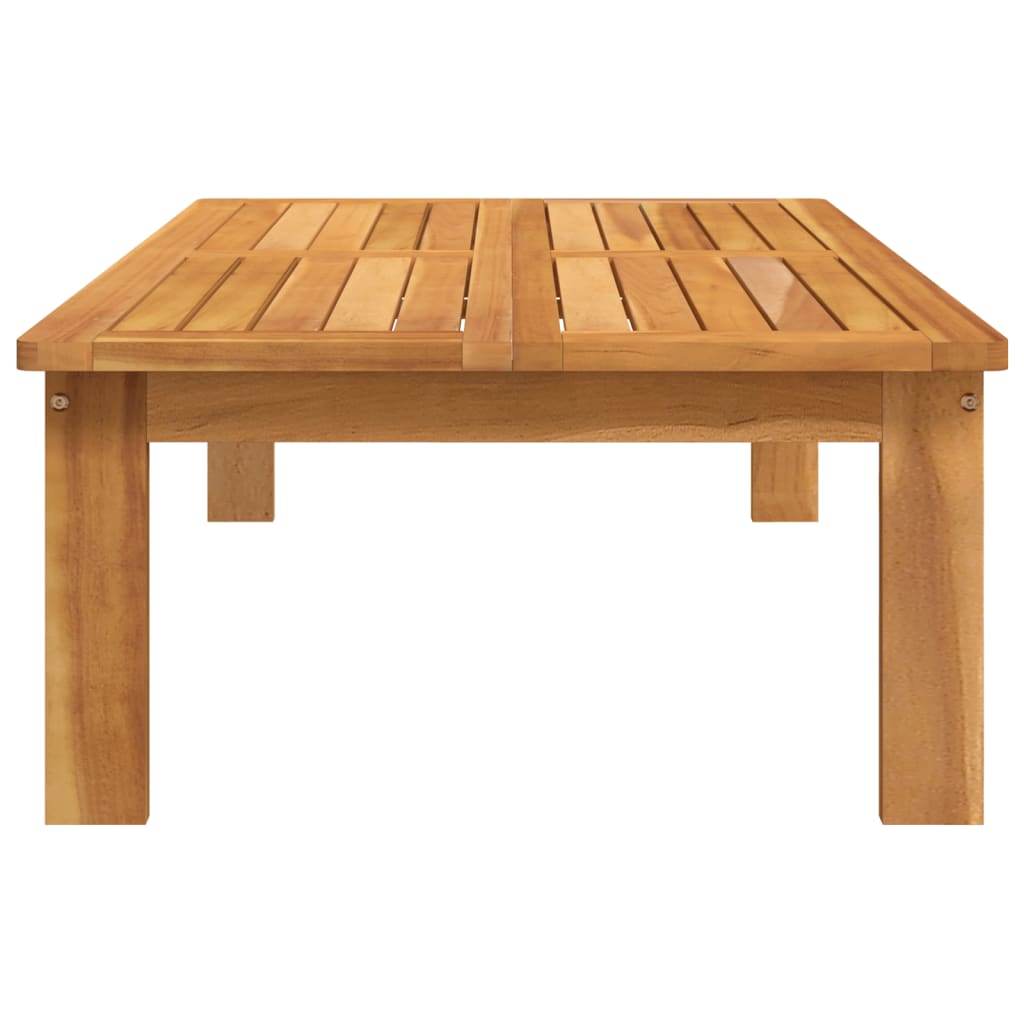 Table de jardin 100x60x30 cm en bois d'acacia massif