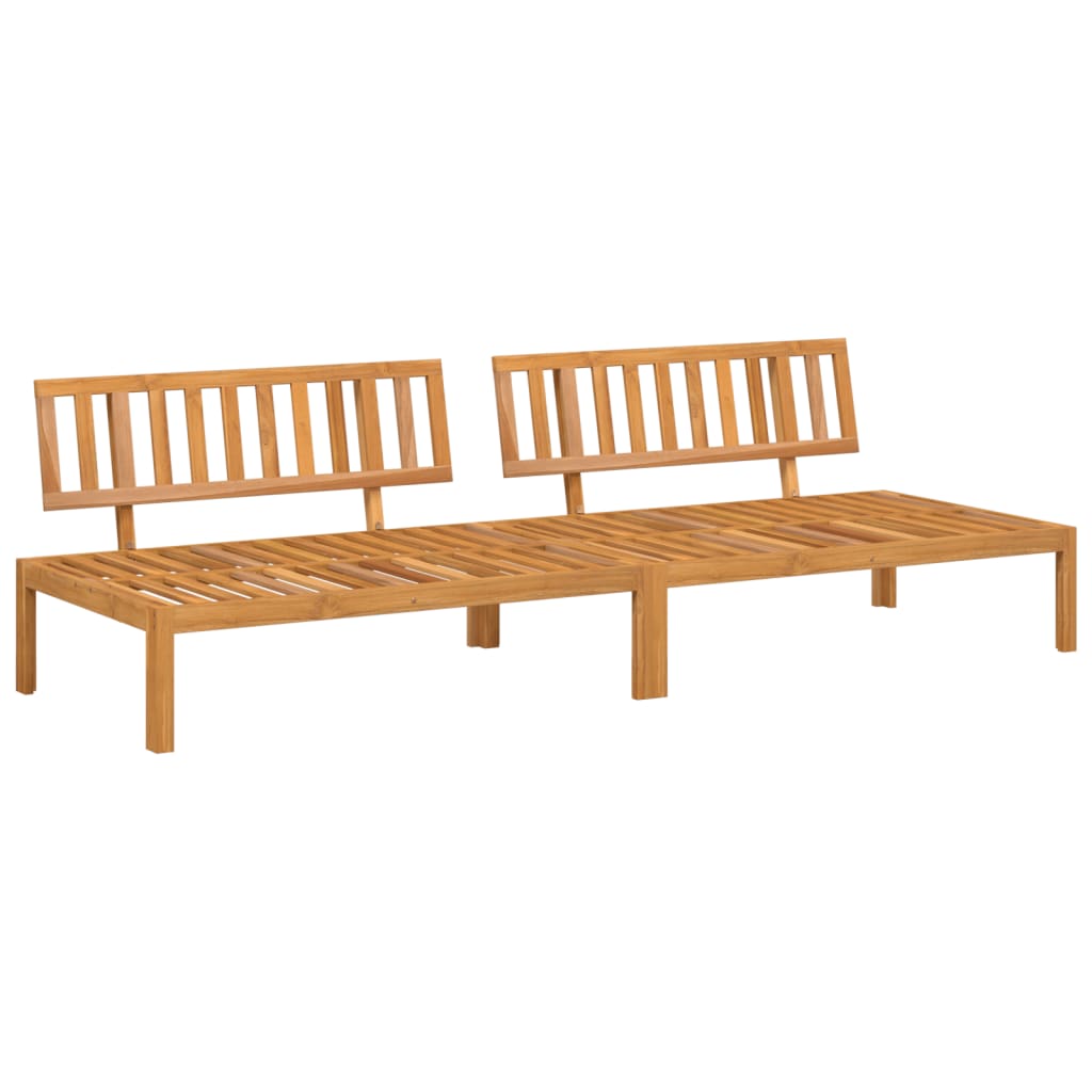 Table de jardin 100x60x30 cm en bois d'acacia massif