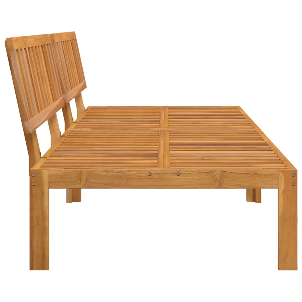 Table de jardin 100x60x30 cm en bois d'acacia massif