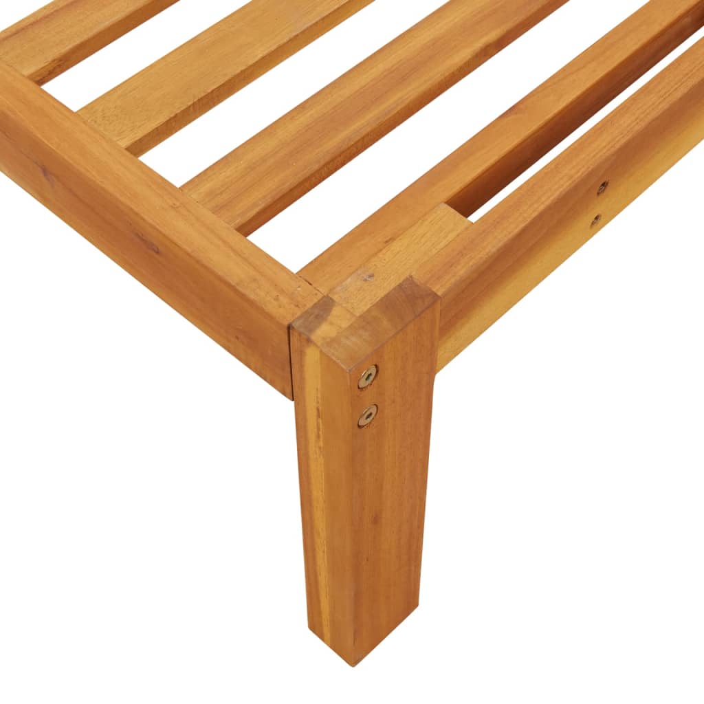 Table de jardin 100x60x30 cm en bois d'acacia massif