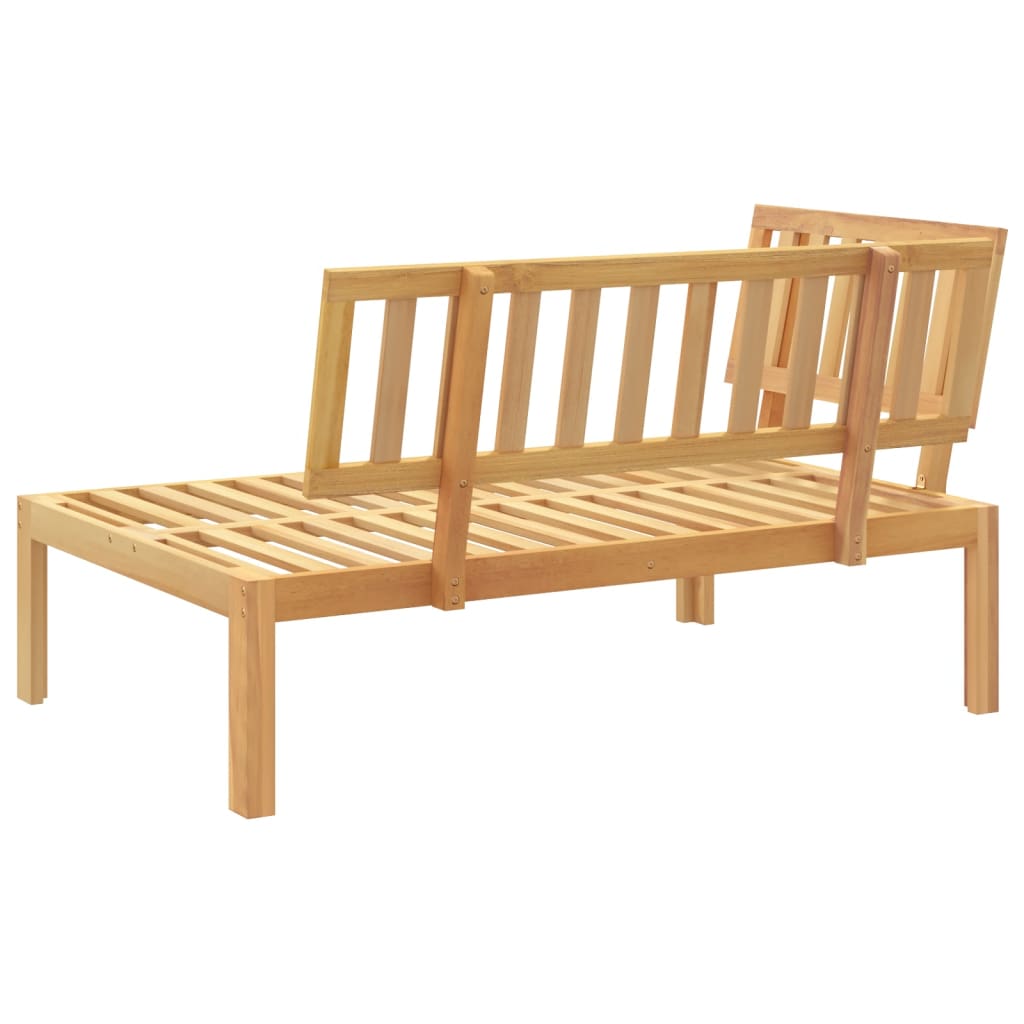 Table de jardin 100x60x30 cm en bois d'acacia massif