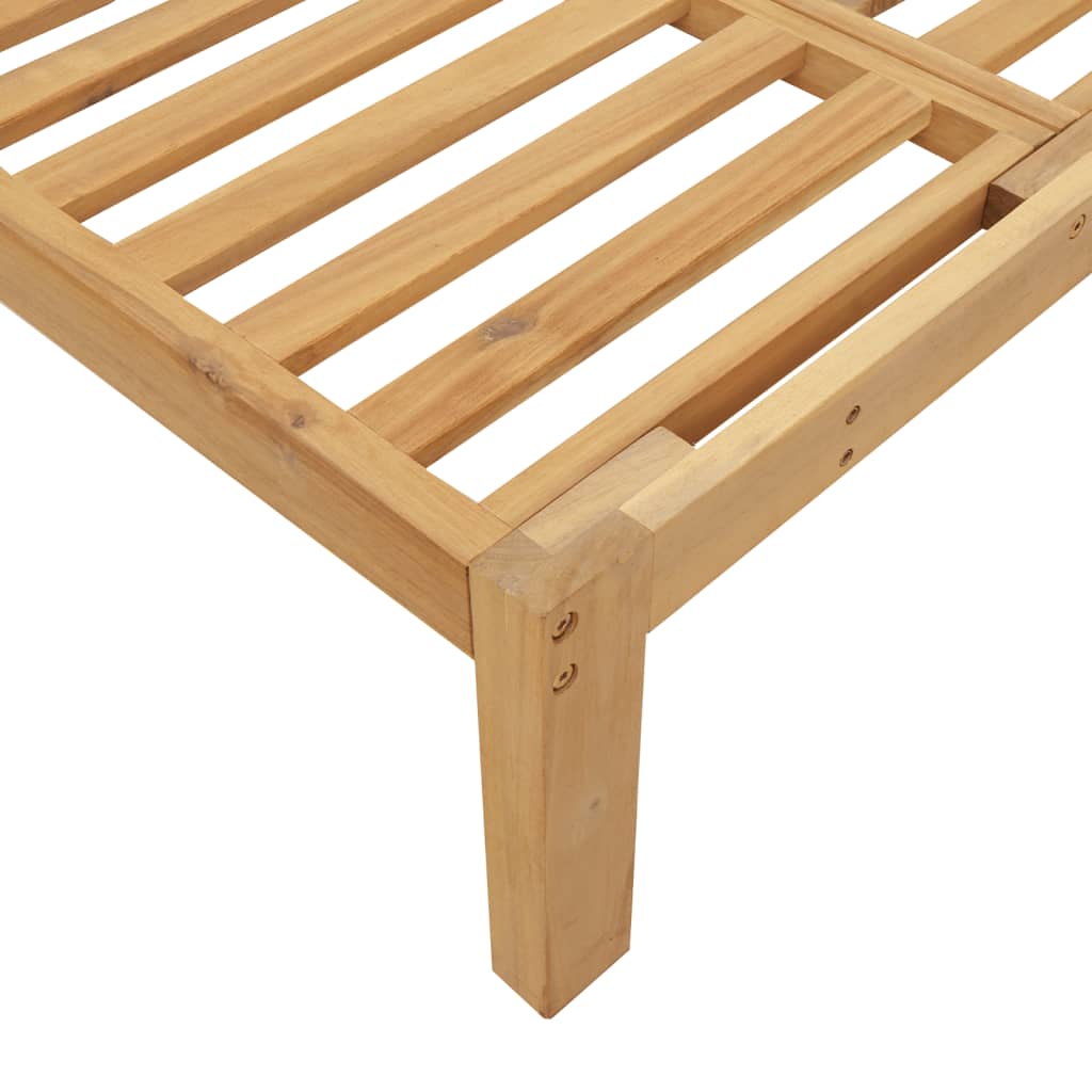 Table de jardin 100x60x30 cm en bois d'acacia massif