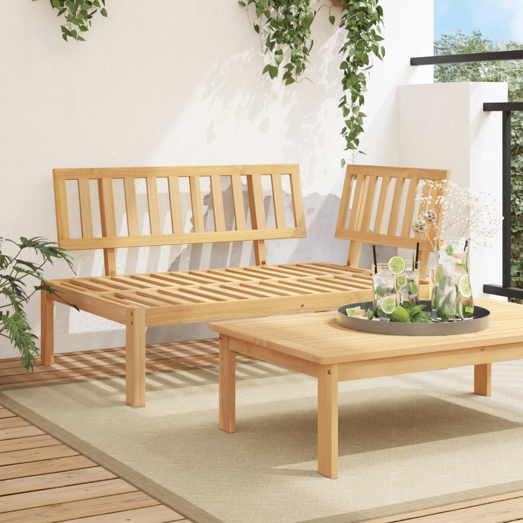 Table de jardin 100x60x30 cm en bois d'acacia massif