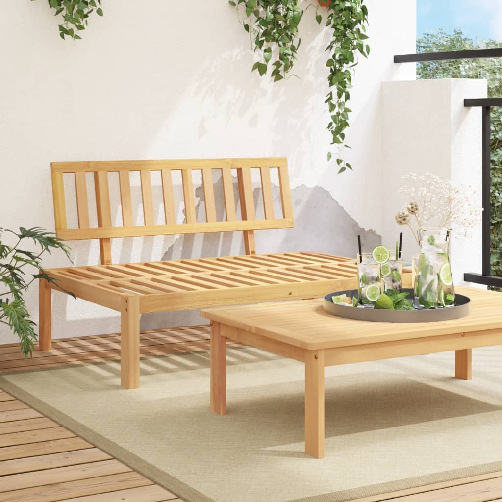 Table de jardin 100x60x30 cm en bois d'acacia massif