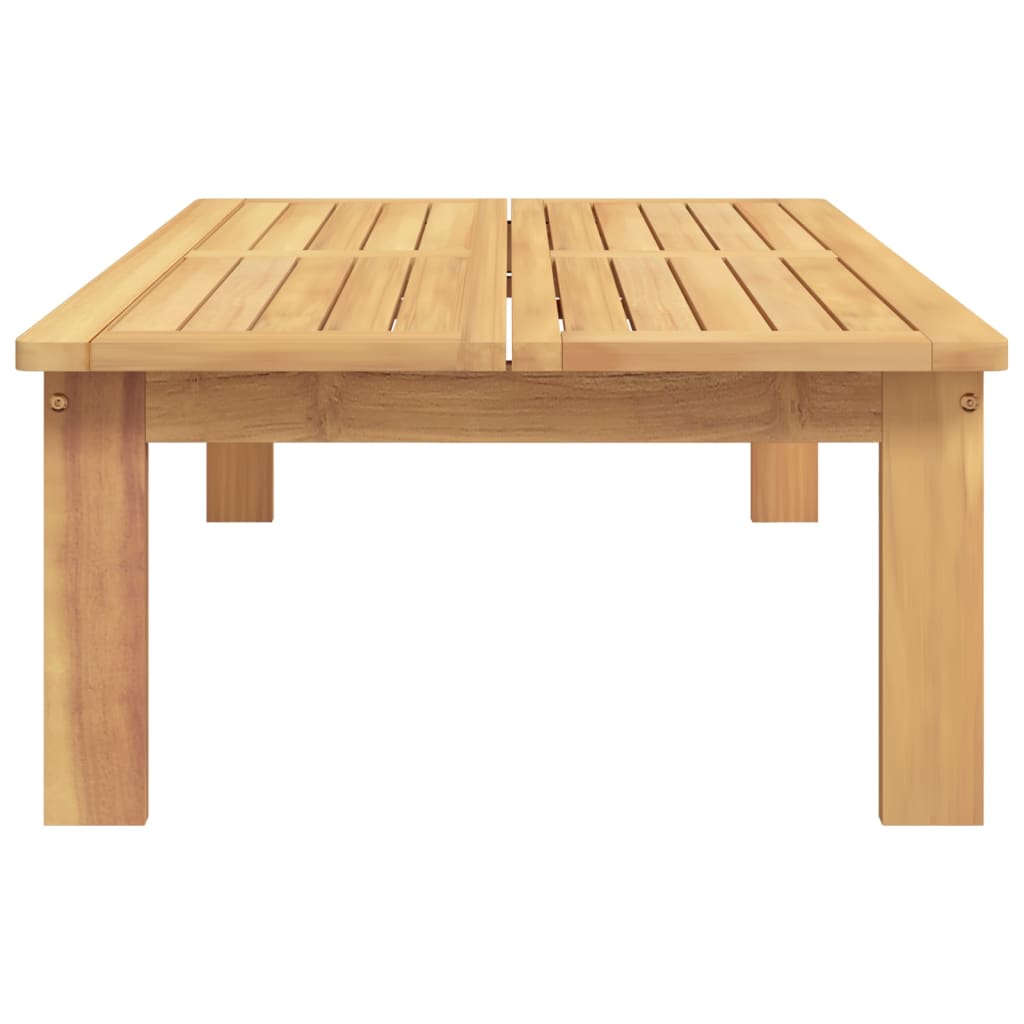 Table de jardin 100x60x30 cm en bois d'acacia massif