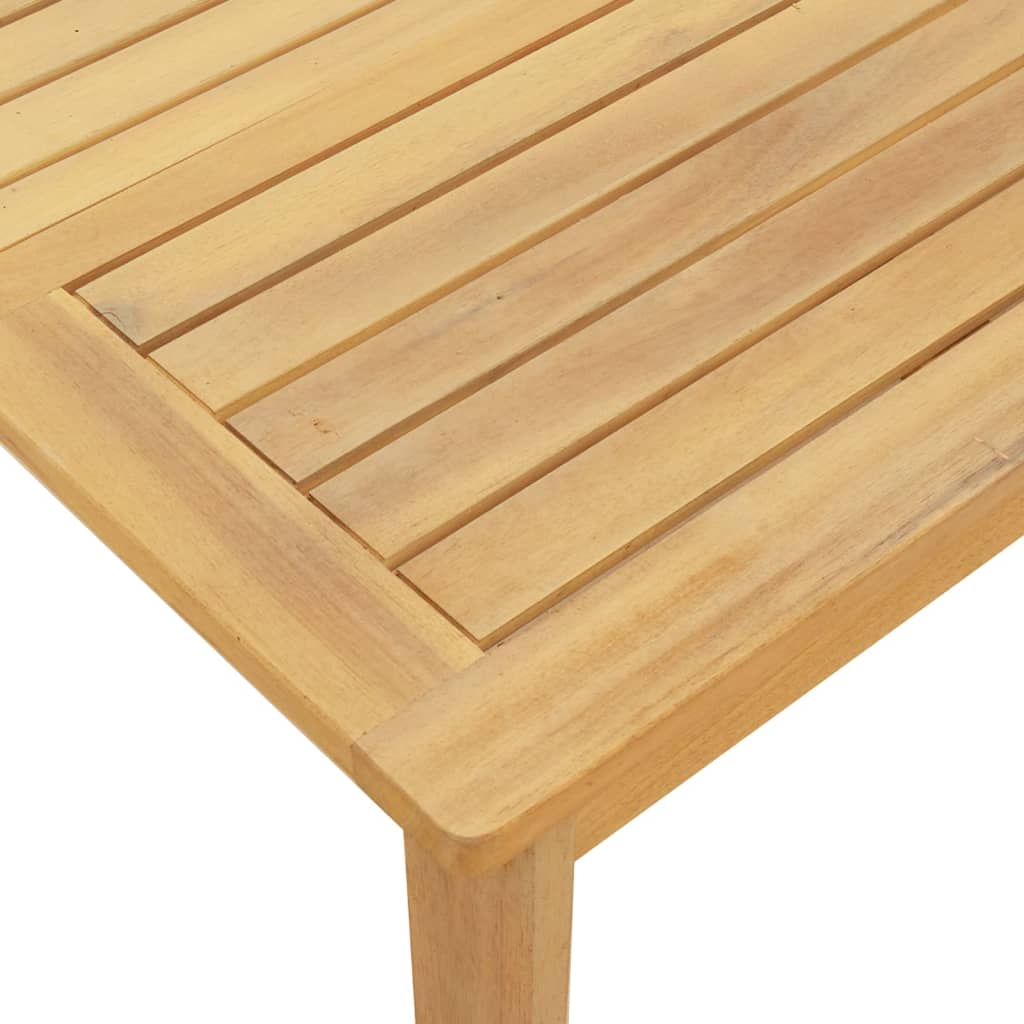 Table de jardin 100x60x30 cm en bois d'acacia massif