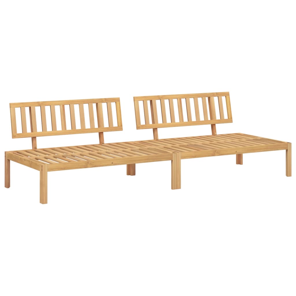 Table de jardin 100x60x30 cm en bois d'acacia massif