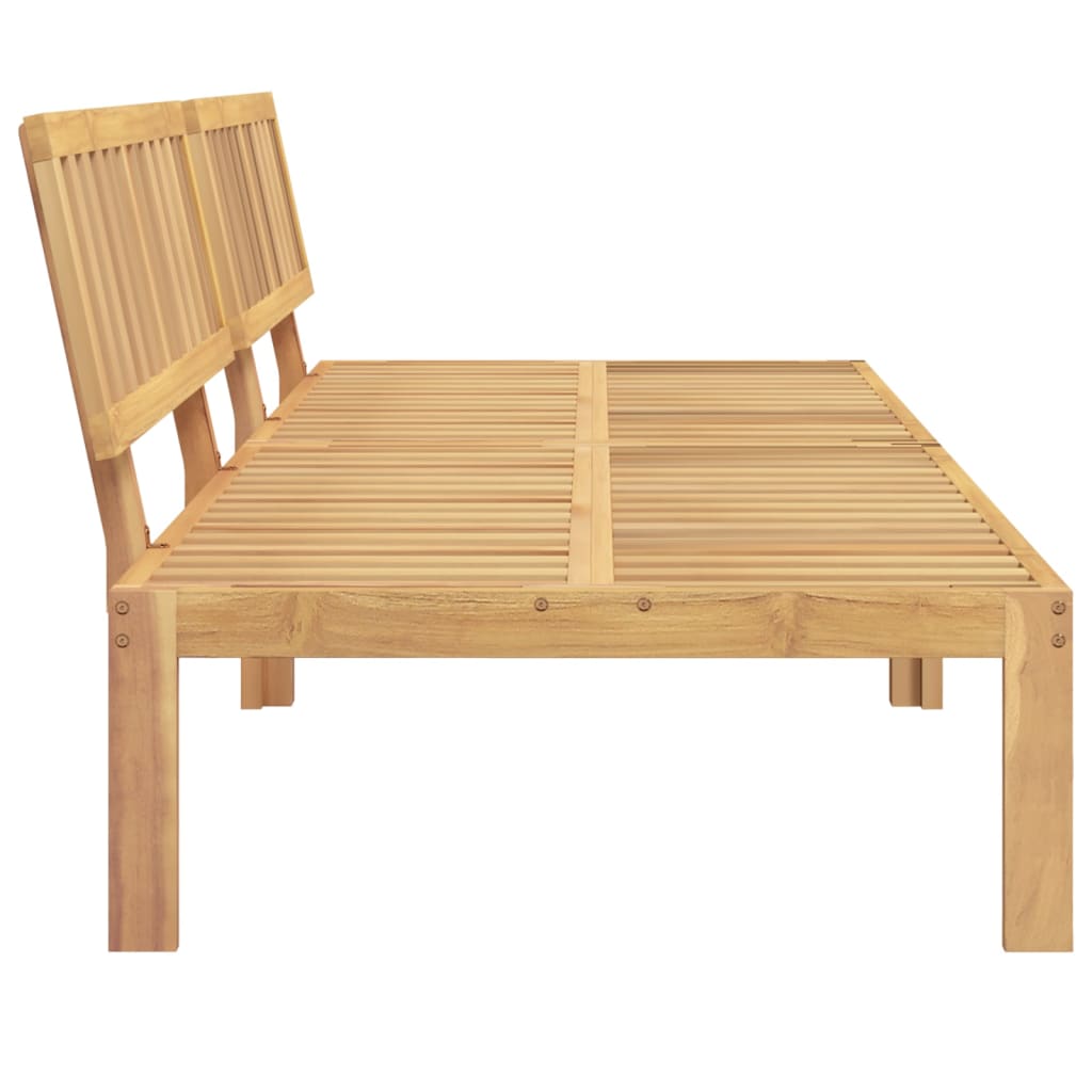 Table de jardin 100x60x30 cm en bois d'acacia massif