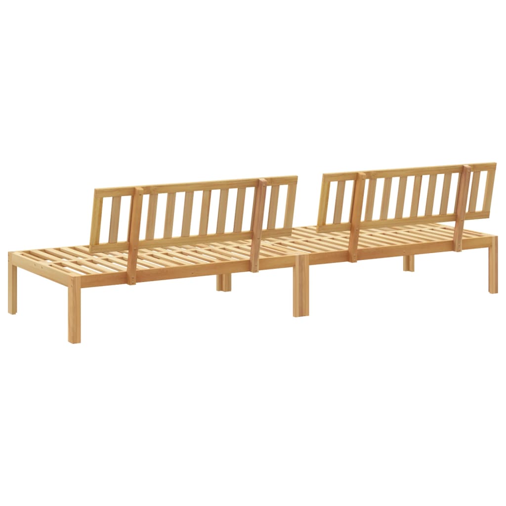 Table de jardin 100x60x30 cm en bois d'acacia massif