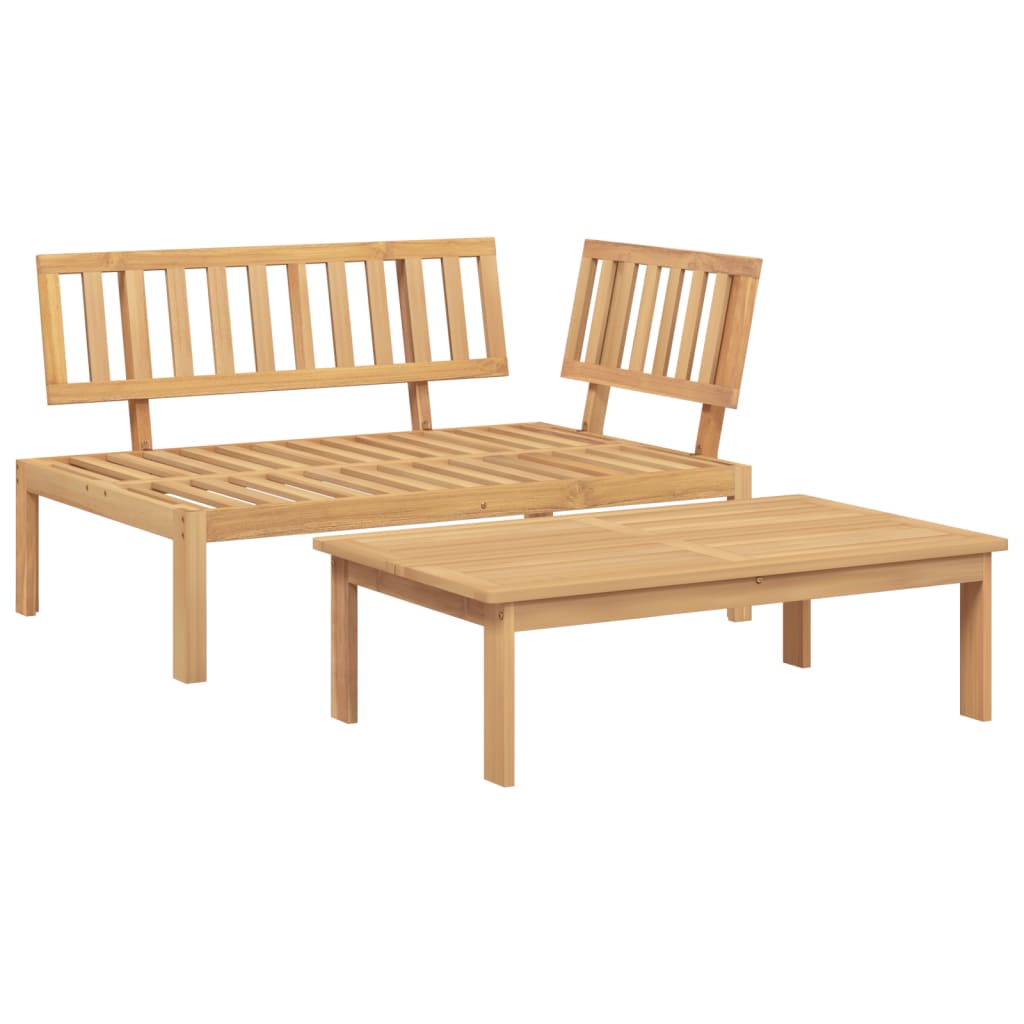 Table de jardin 100x60x30 cm en bois d'acacia massif