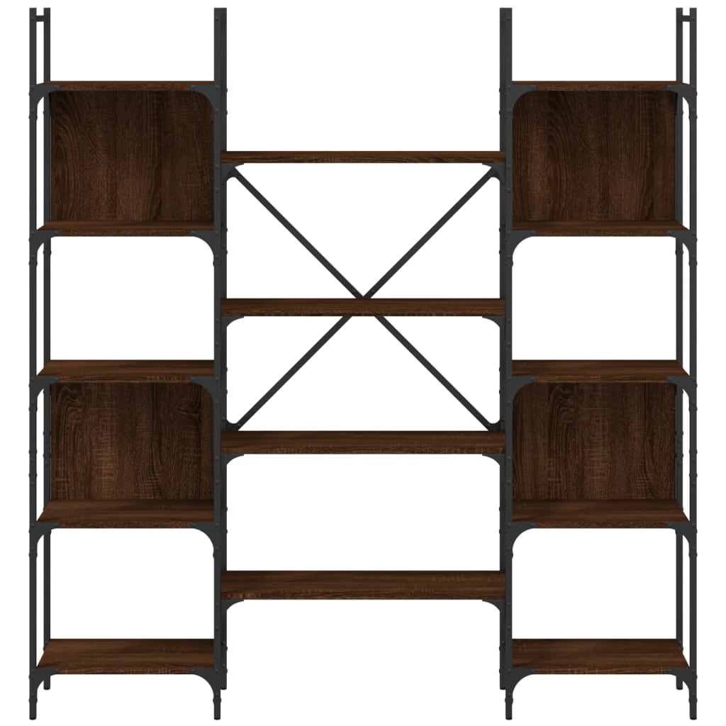 Bibliothèque 155,5x24x166,5 cm en bois travaillé