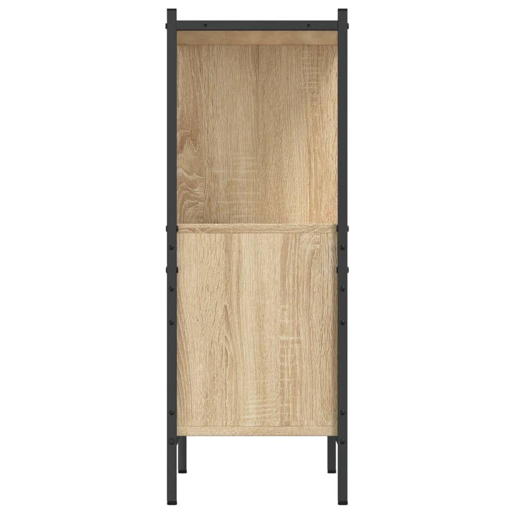 Boekenkast 72x28x109 cm bewerkt hout