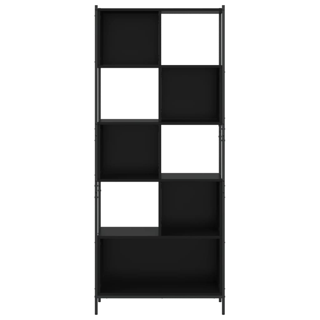 Boekenkast 72x28x172 cm bewerkt hout eikenkleurig