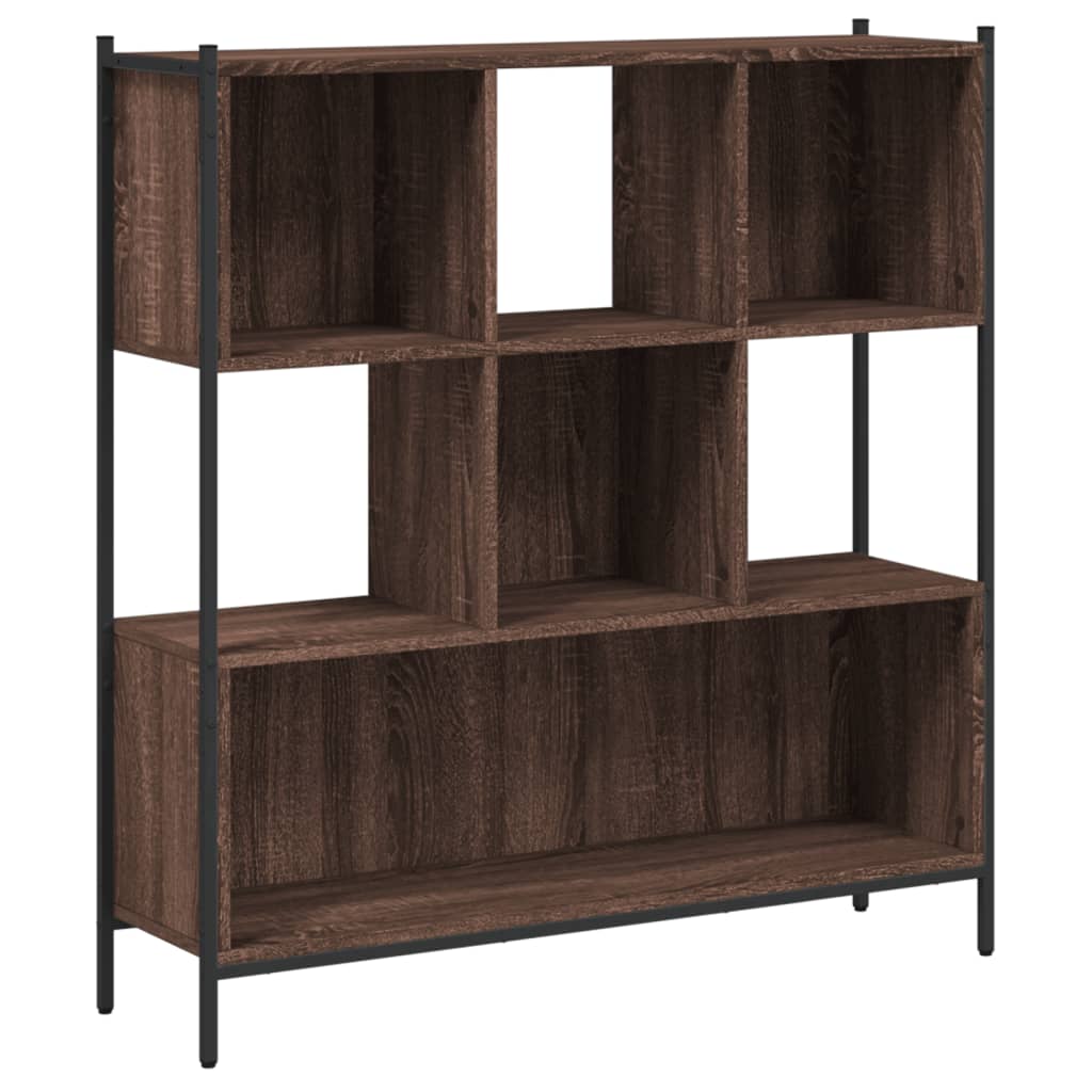 Boekenkast 102x28x172 cm bewerkt hout