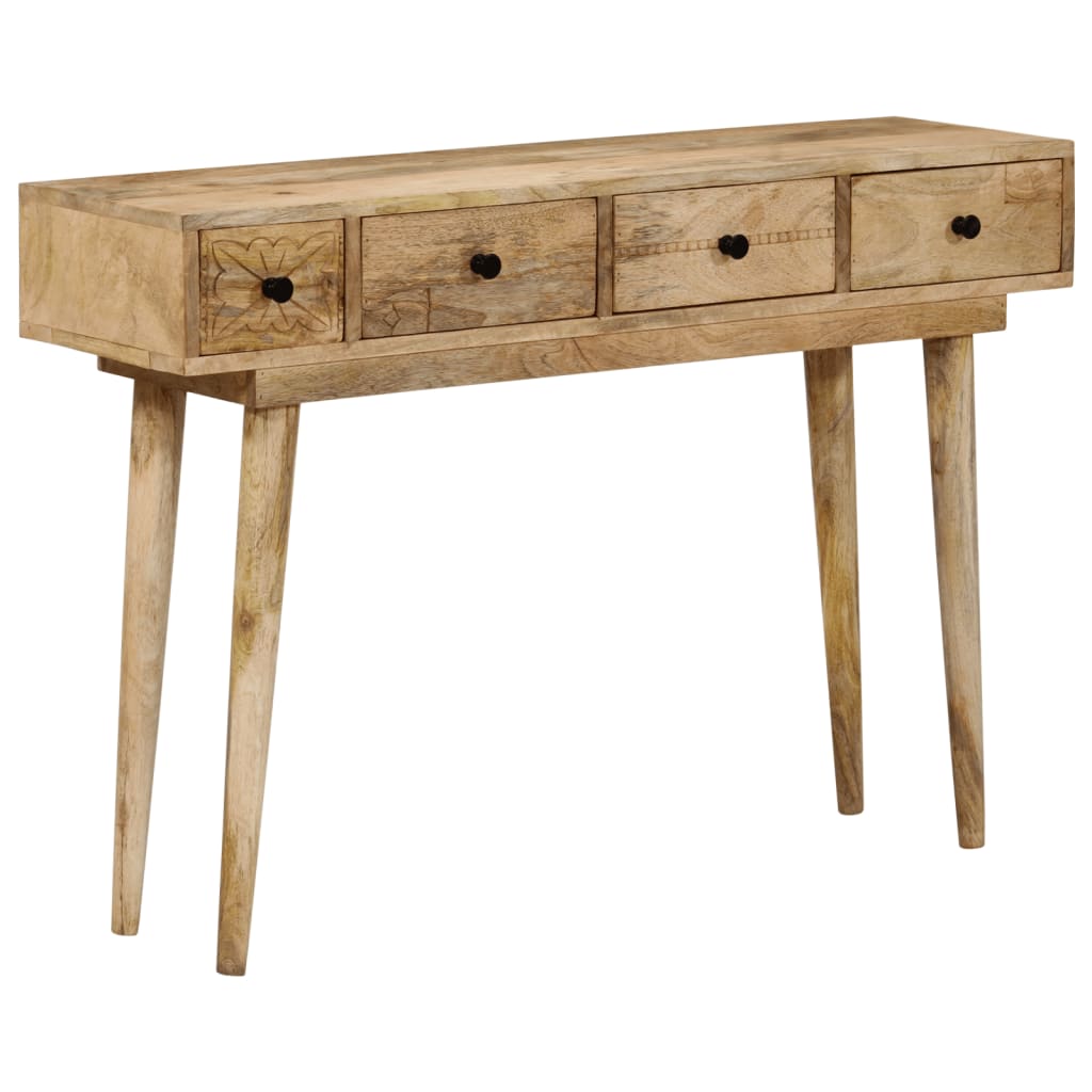 Table console 110x30x75 cm en manguier massif