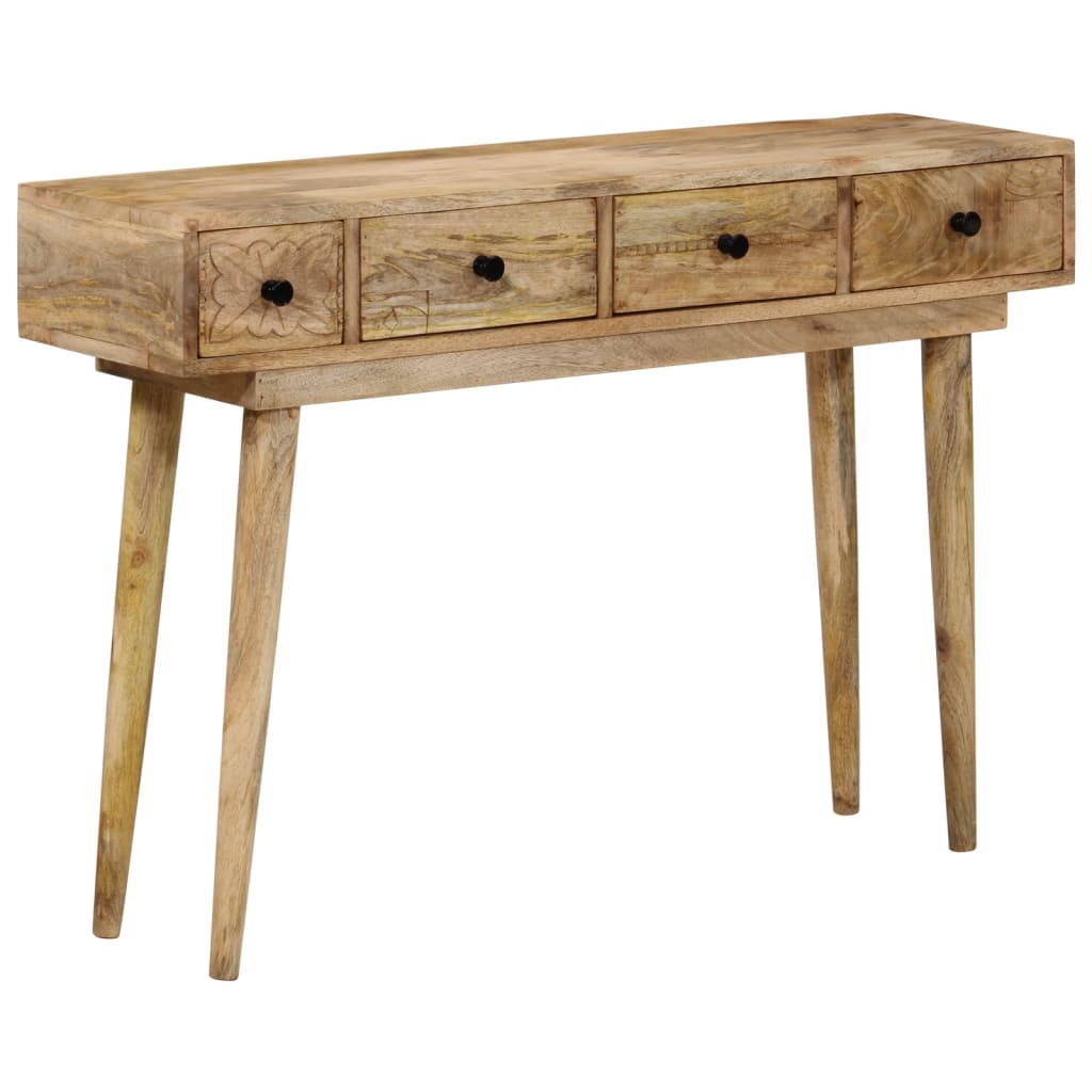 Table console 110x30x75 cm en manguier massif