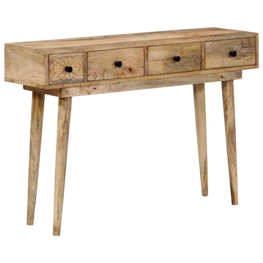 Table console 110x30x75 cm en manguier massif