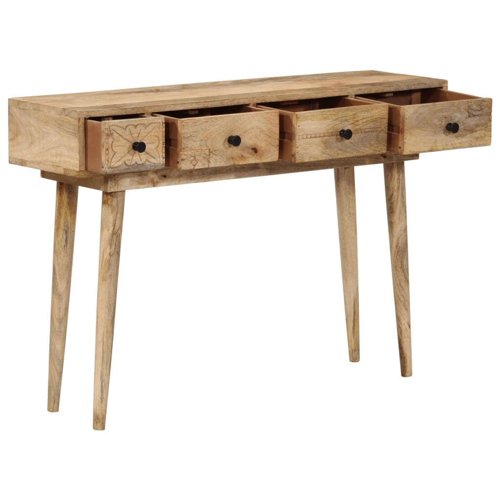 Table console 110x30x75 cm en manguier massif