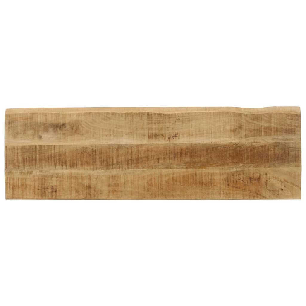 Banc à bord naturel 105 cm en bois d'acacia massif