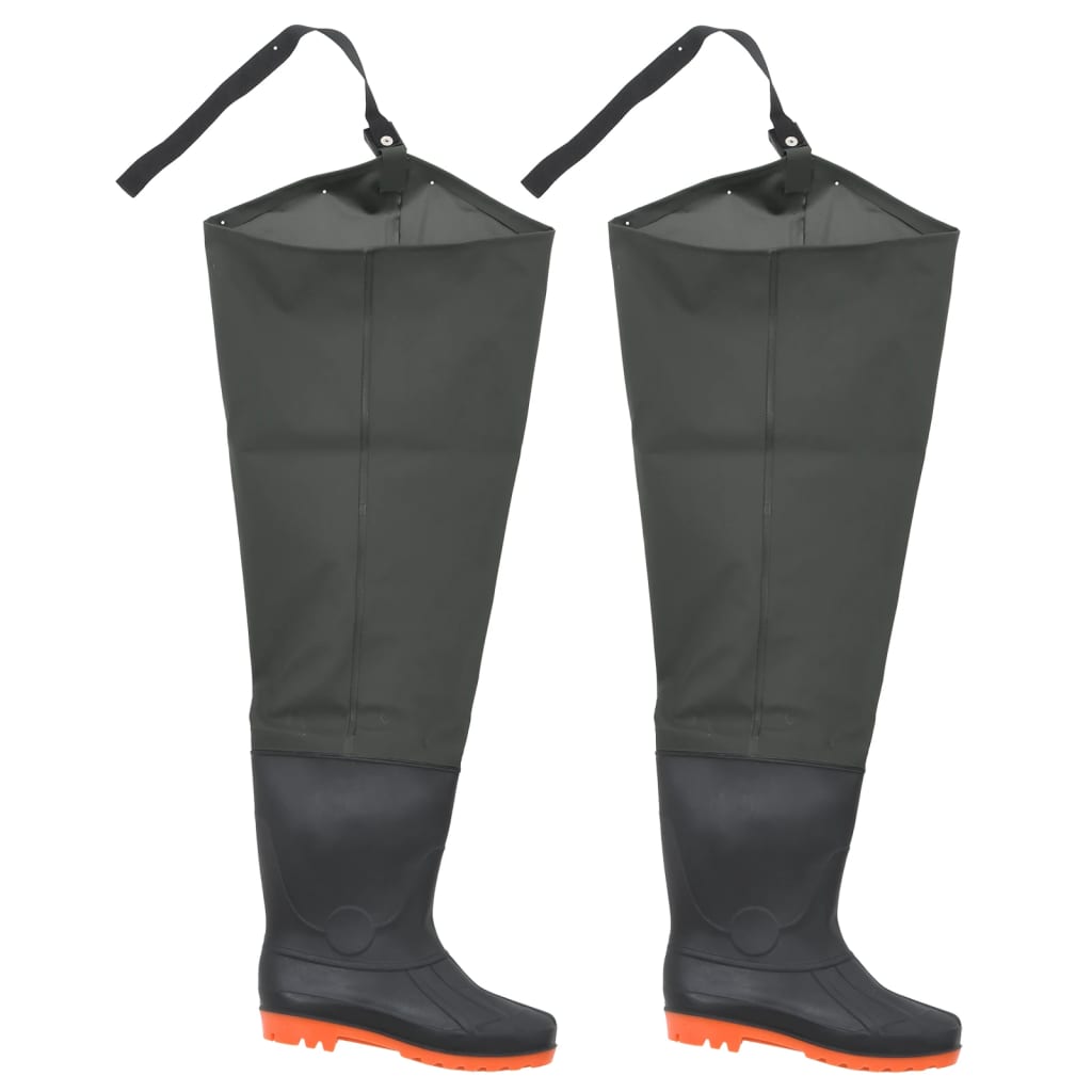 Bottes de pêche taille 46 vert foncé