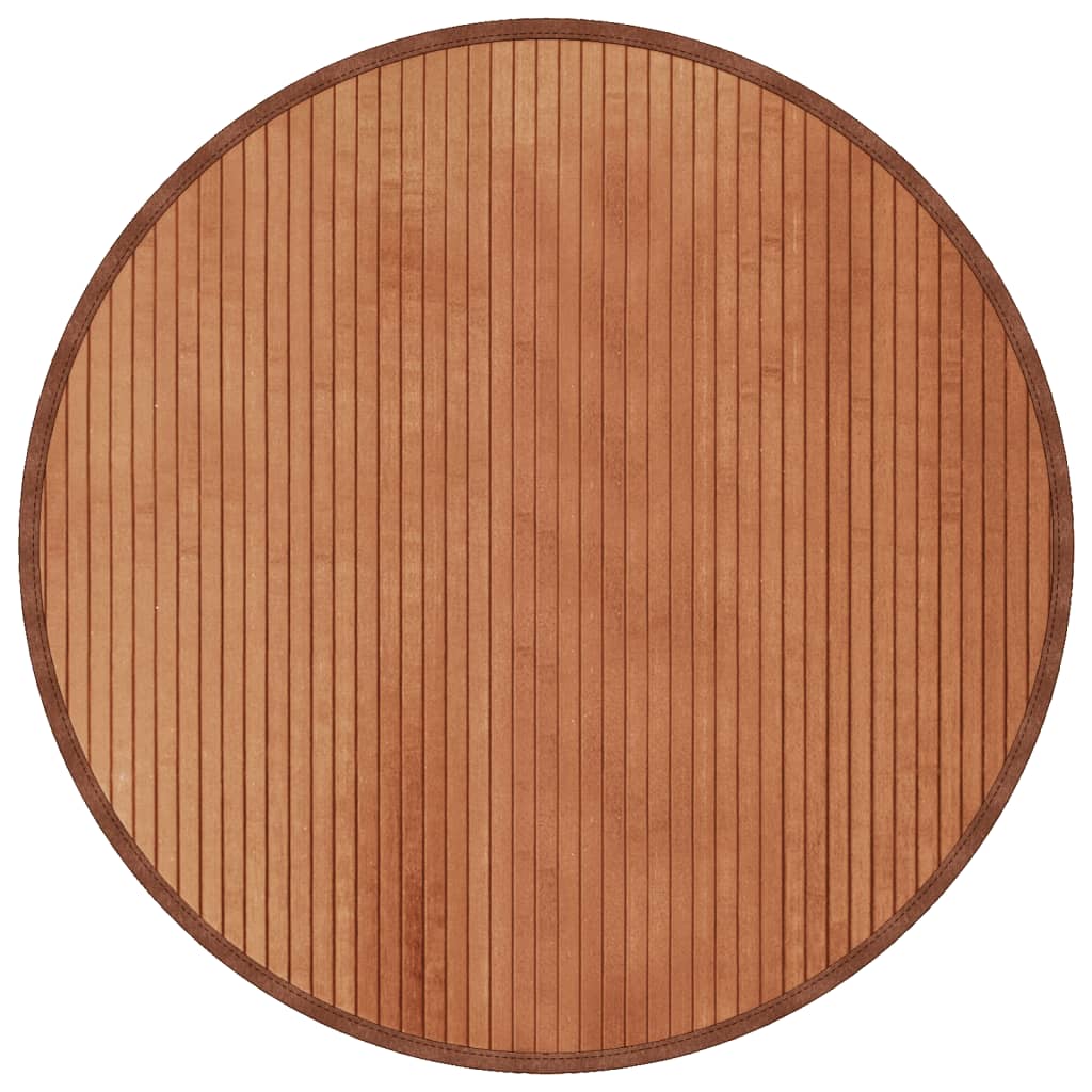 Vloerkleed rond 80 cm bamboe