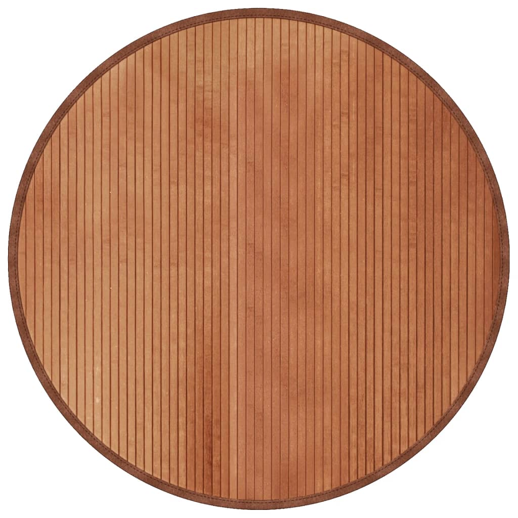 Vloerkleed rond 80 cm bamboe