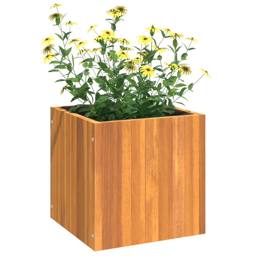 Jardinière 45x45x90 cm en bois d'acacia massif