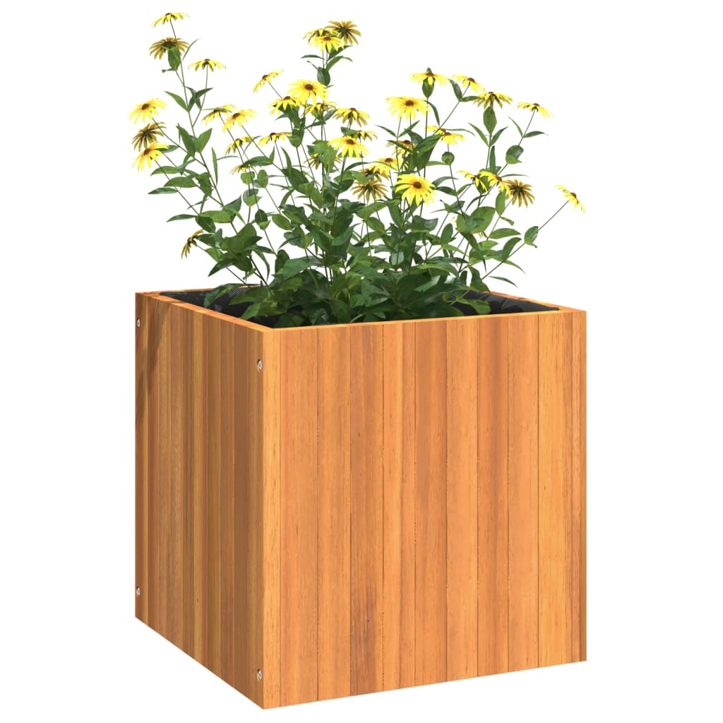 Jardinière 45x45x90 cm en bois d'acacia massif