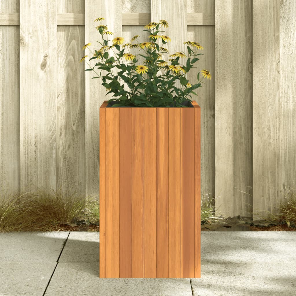 Jardinière 45x45x90 cm en bois d'acacia massif