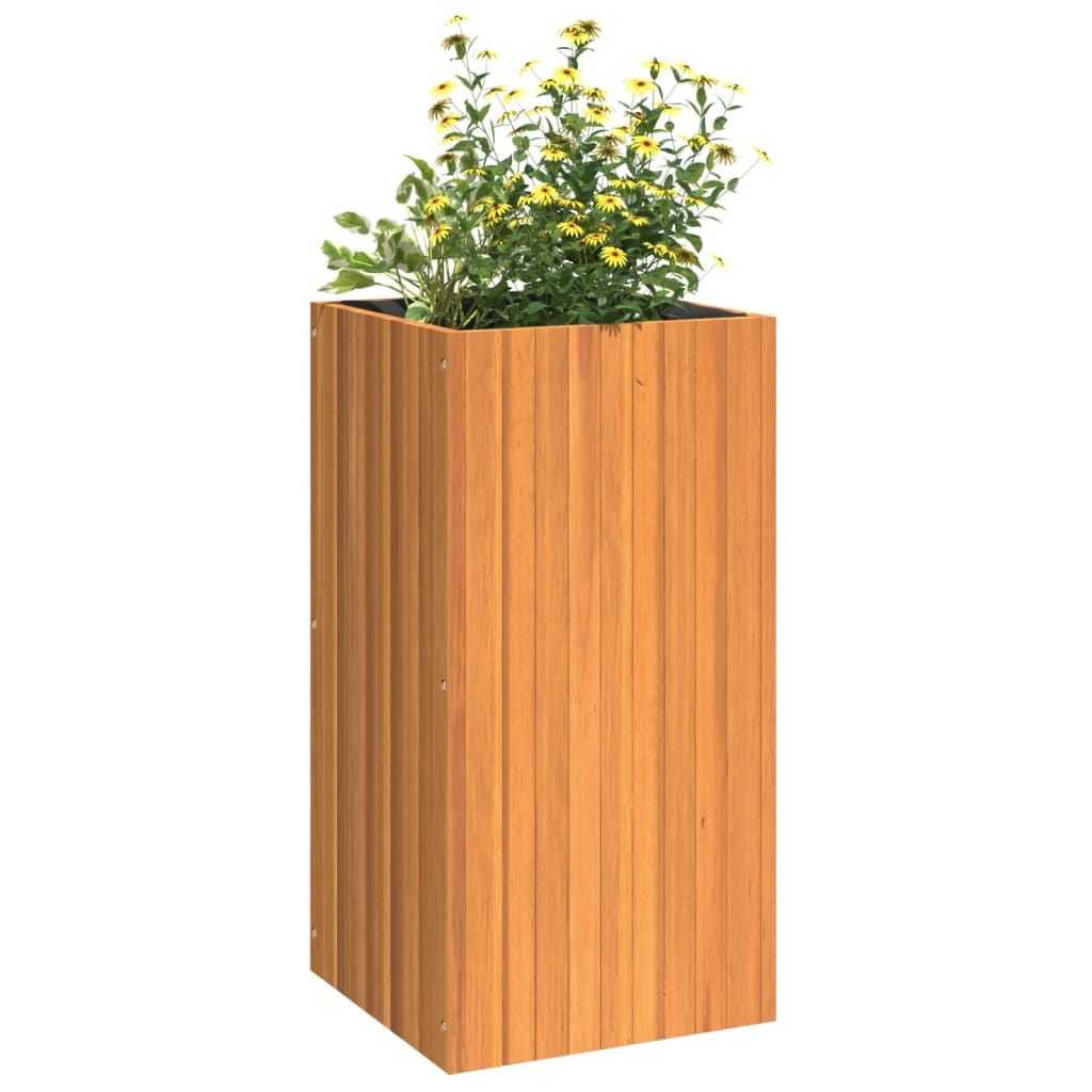 Jardinière 45x45x90 cm en bois d'acacia massif