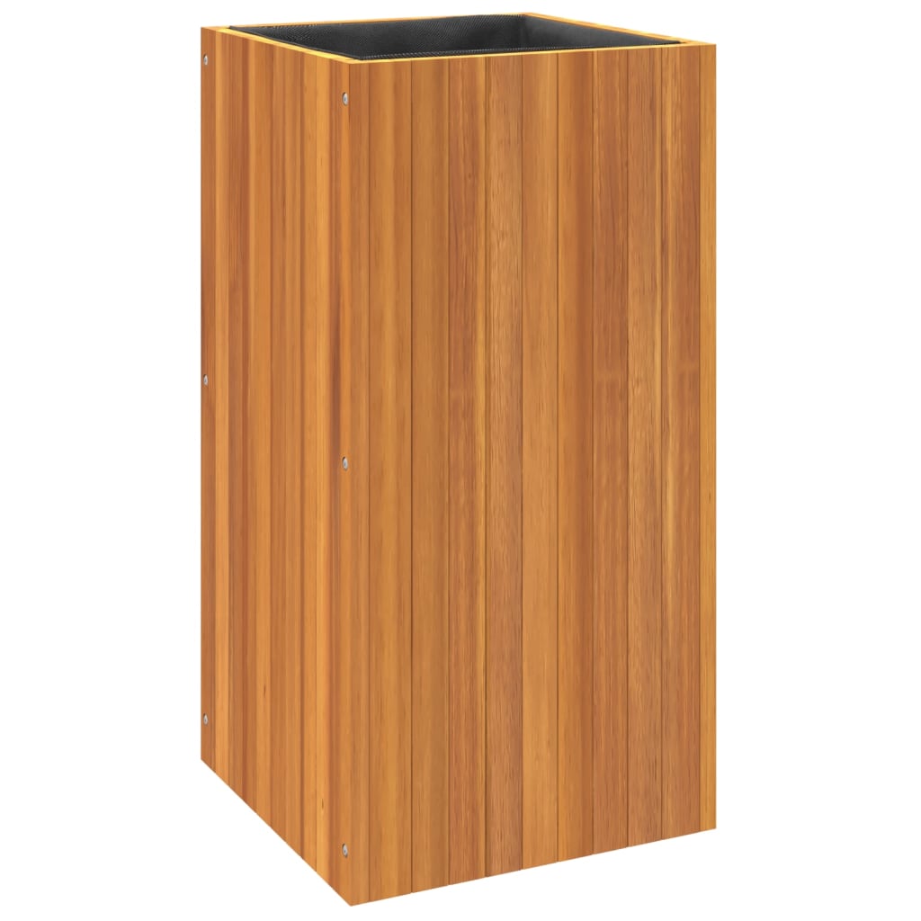 Jardinière 45x45x90 cm en bois d'acacia massif