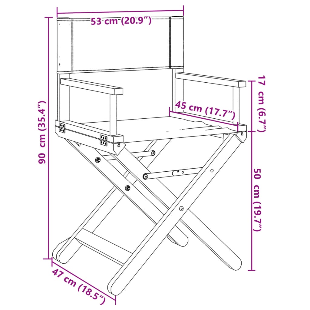 Chaises de jardin 8 pcs pliables en tissu blanc crème