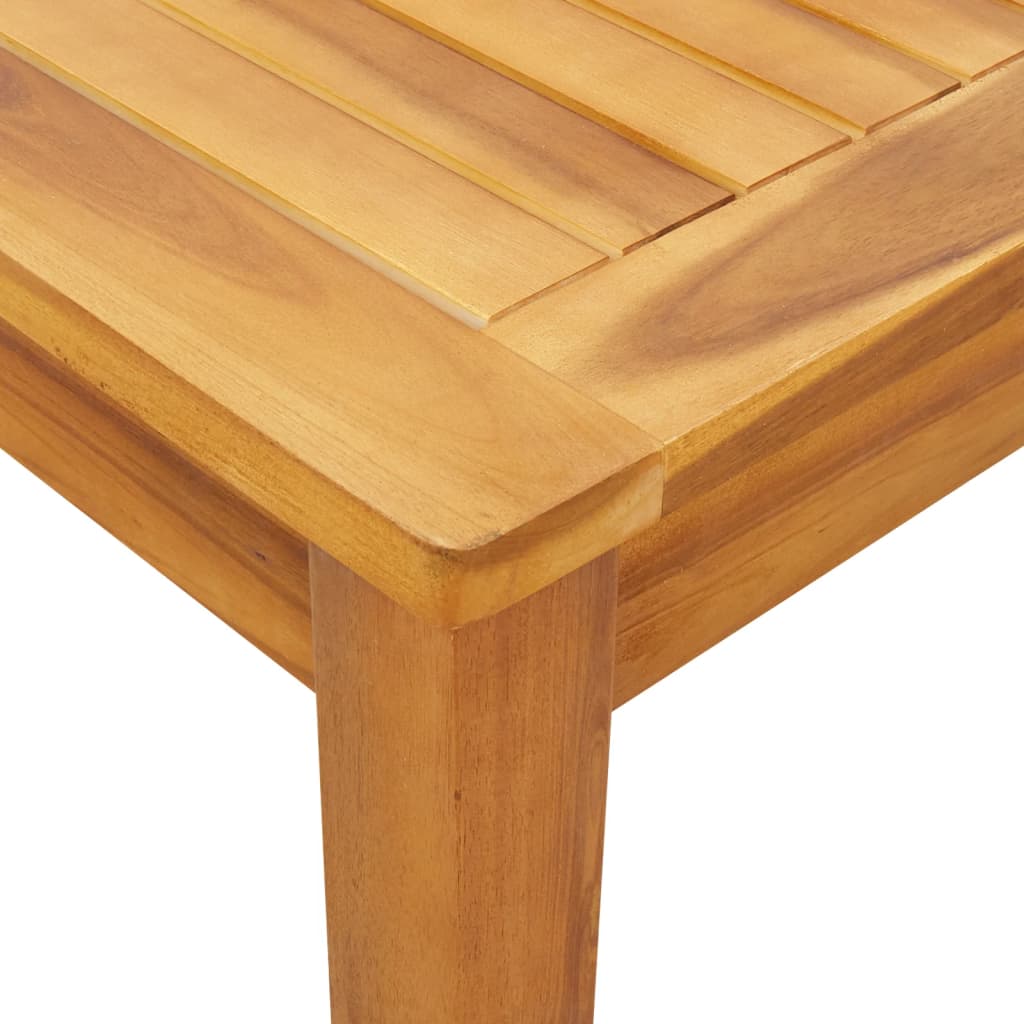 Table de jardin 110x55x75 cm en bois d'acacia massif