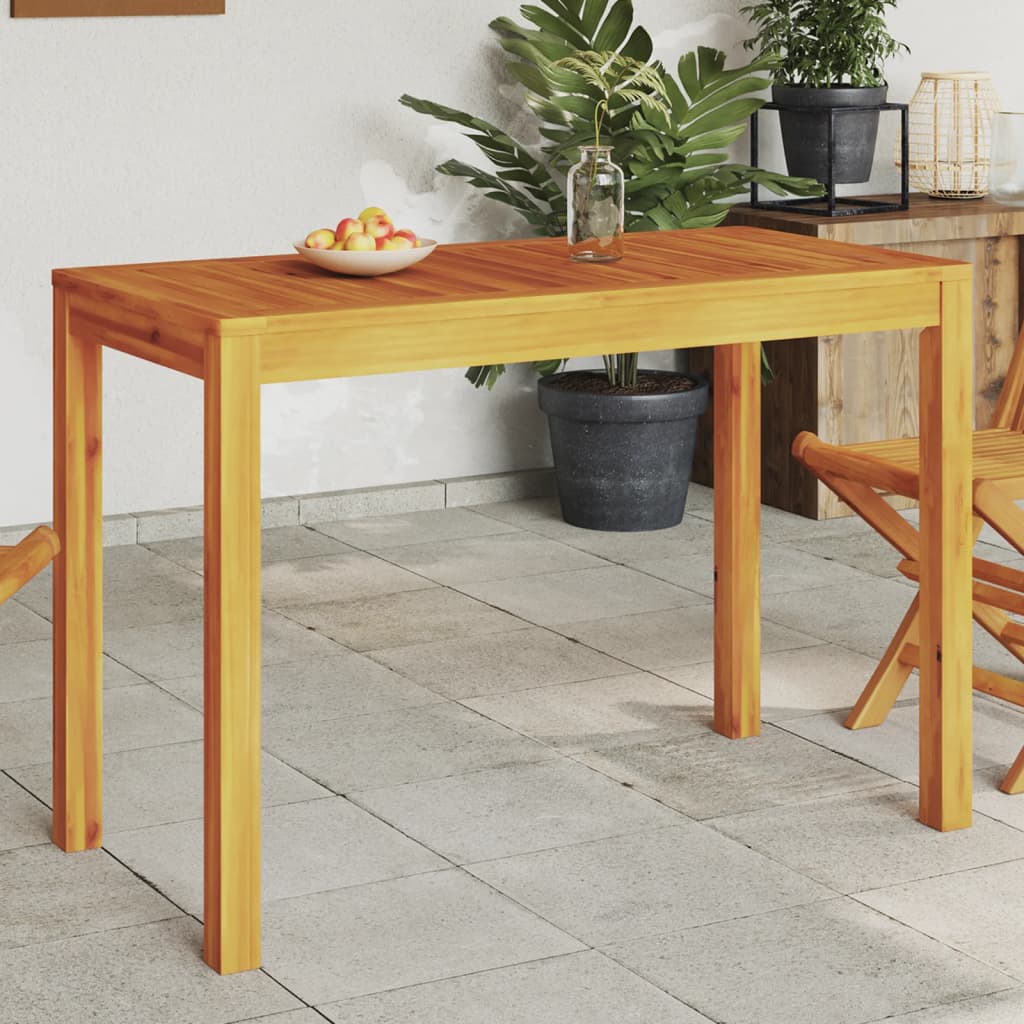 Table de jardin 110x55x75 cm en bois d'acacia massif